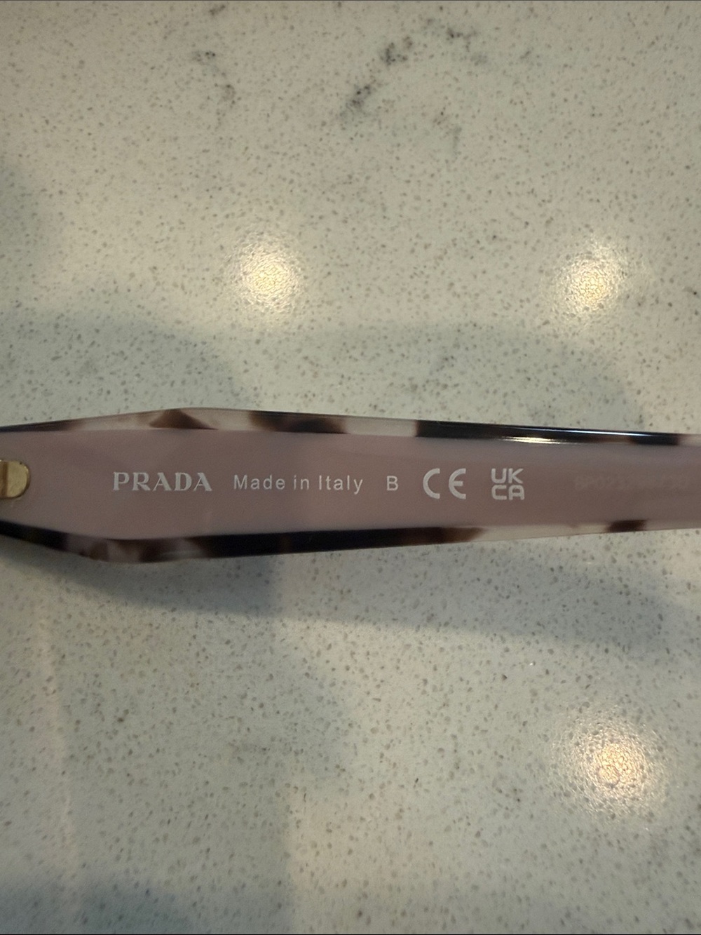 Prada Tortoiseshell Cat-Eye Glasses with Subtle Pink Accents, prescription - Picture 4 of 7